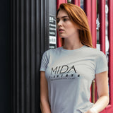 MIDA Womens Premium T-shirt - silver