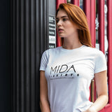 MIDA Womens Premium T-shirt - white