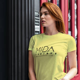 MIDA Womens Premium T-shirt - yellow